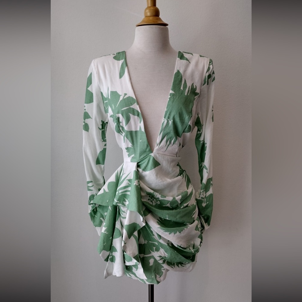 Luxxel Leaf Print Dress